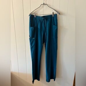 Dickies Blue scrub pants Relaxed Fit Elastic Waist Womens Medium Medical bottoms